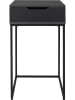 Rétro Chic Beistelltisch "Abbott" in Schwarz - (B)45 x (H)77 x (T)45 cm