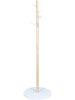 THE HOME DECO FACTORY Kapstok "Fiona" naturel /wit - (H)130 x Ø 40 cm