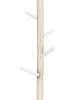 THE HOME DECO FACTORY Kapstok "Fiona" naturel /wit - (H)130 x Ø 40 cm