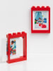 LEGO Bilderrahmen in Rot - (B)19,1 x (H)28,8 x (T)4,7 cm
