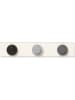 LEGO Wandgarderobe in Grau/ Schwarz - (B)33 x (H)4,5 x (T)6,5 cm