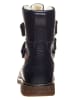 BO-BELL Leren winterlaarzen donkerblauw