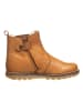 BO-BELL Leren chelseaboots camel