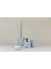 Wenko Seifenspender "Aquamarin" in Creme/ Hellblau - 475 ml