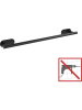 Wenko Roestvrijstalen handdoekhouder "Orea" zwart - (B)60 x (H)4,5 x (D)7 cm