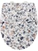 Wenko Easyclose-toiletbril "Terrazzo" lichtbruin/grijs