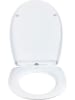 Wenko Easyclose-toiletbril "Sereno" blauw/wit