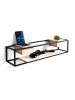 Tomasucci Wandmeubel bruin/zwart - (B)60 x (H)12 x (D)12 cm