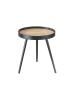 Tomasucci Bijzettafel zwart/bruin - (H)53,5 x Ø 46 cm