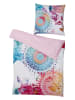 Hip Satijnen beddengoedset "Lyliane" turquoise/meerkleurig