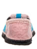 kitz-pichler Pantoffels "Bobby" petrol/lichtroze