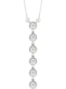 Vittoria Jewels Weißgold-Halskette mit Diamanten - (L)40 cm