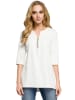 made of emotion Bluse in Weiß/ Creme