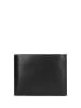 Wojas Leder-Geldbörse in Schwarz - (B)12,5 x (H)9,5 x (T)2 cm