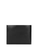 Wojas Leder-Geldbörse in Schwarz - (B)12,5 x (H)9,5 x (T)2 cm