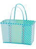 Overbeck and Friends Shopper bag "Fine" w kolorze turkusowym - 43 x 28 x 23 cm