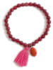 Overbeck and Friends Armband "Hope" in Rot - Ø 6 cm