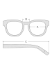 Guess Herren-Lesebrille in Blau