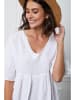 Joséfine Leinen-Kleid "Etsy" in Weiß
