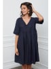 Joséfine Leinen-Kleid "Etsy" in Dunkelblau