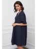 Joséfine Leinen-Kleid "Etsy" in Dunkelblau