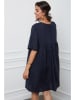 Joséfine Leinen-Kleid "Etsy" in Dunkelblau