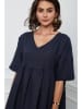 Joséfine Leinen-Kleid "Etsy" in Dunkelblau