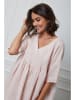 Joséfine Leinen-Kleid "Etsy" in Rosa