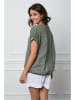 Fleur de Lin Leinen-Shirt "Fabius" in Khaki
