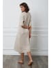 Joséfine Leinen-Kleid "Granel" in Beige