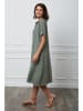 Joséfine Leinen-Kleid "Granel" in Khaki