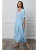 Joséfine Leinen-Kleid "Gustavo" in Hellblau