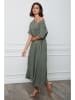Joséfine Leinen-Kleid "Gustavo" in Khaki