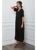 Joséfine Leinen-Kleid "Gustavo" in Schwarz