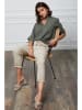 Joséfine Leinen-Bluse "Helly" in Khaki