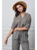 Joséfine Linnen blouse "Helly" taupe