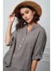 La Compagnie Du Lin Leinen-Bluse "Helly" in Taupe