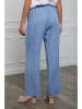 Joséfine Leinen-Hose "Honas" in Hellblau