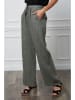 Joséfine Leinen-Hose "Honas" in Khaki