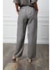 Joséfine Leinen-Hose "Honas" in Taupe