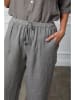 Joséfine Leinen-Hose "Honas" in Taupe