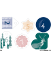 folia PAPER Adventskalenderset "Basic" in Beige/ Bunt