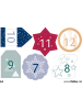 folia PAPER Adventskalenderset "Basic" beige/meerkleurig