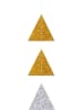 folia PAPER Glitzerkarton in Bunt - 5 Blatt - (L)24,5 x (B)17,4 cm