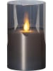STAR Trading LED-Windlicht "M-Twinkle" in Schwarz - (H)12,5 x Ø 7,5 cm