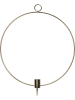 STAR Trading Decoratieve ledhanger "Flame Wall" messingkleurig - Ø 28 cm
