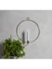 STAR Trading Decoratieve ledhanger "Flame Wall" messingkleurig - Ø 28 cm