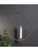 STAR Trading Decoratieve ledhanger "Flame Wall" messingkleurig - Ø 28 cm