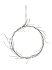 STAR Trading Decoratieve ledhanger "Nike" zwart - Ø 24 cm