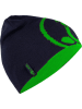 Trollkids Dwustronna czapka beanie "Trollfjord" w kolorze zielono-granatowym